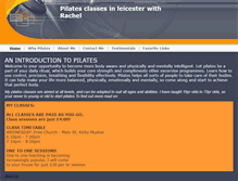 Tablet Screenshot of pilatesleicester.com